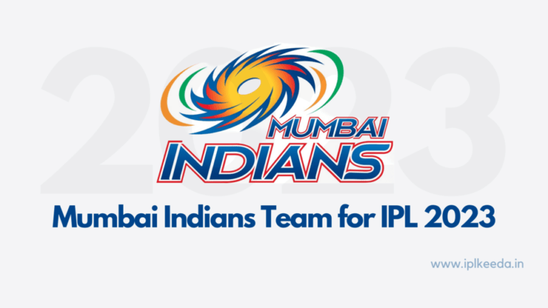 Mumbai Indians team 2023
