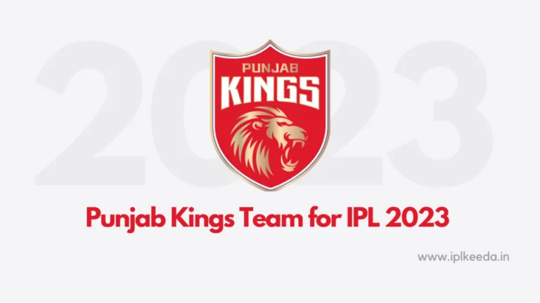 Punjab Kings Team for IPL 2023